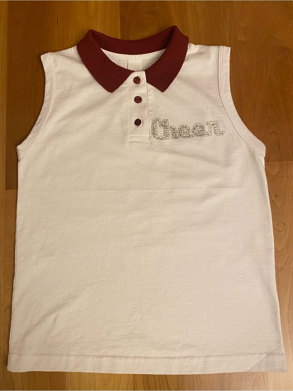 🛍️ 3/$15 🛍️ Cheer Sleeveless Polo Top